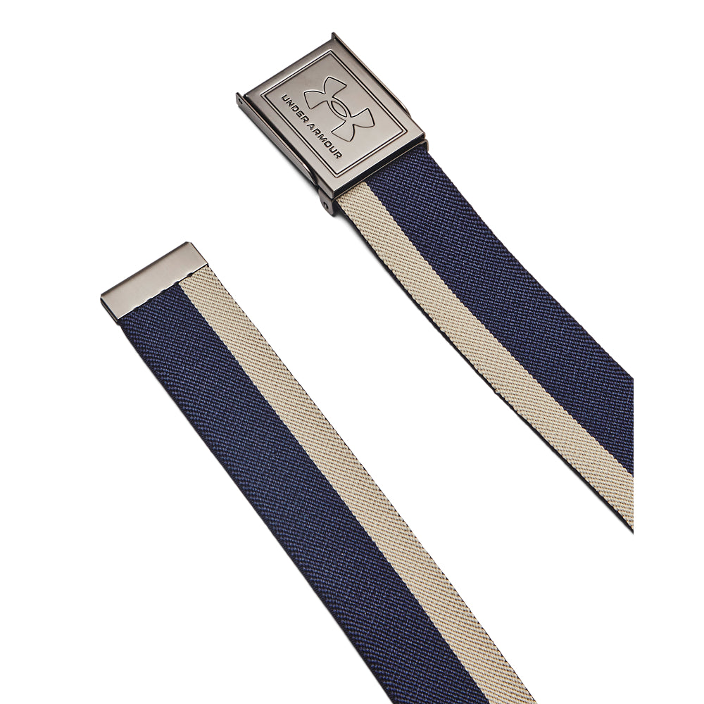 Under Armour Stretch Webbing Belt - Midnight Navy/Khaki Base/Castlerock
