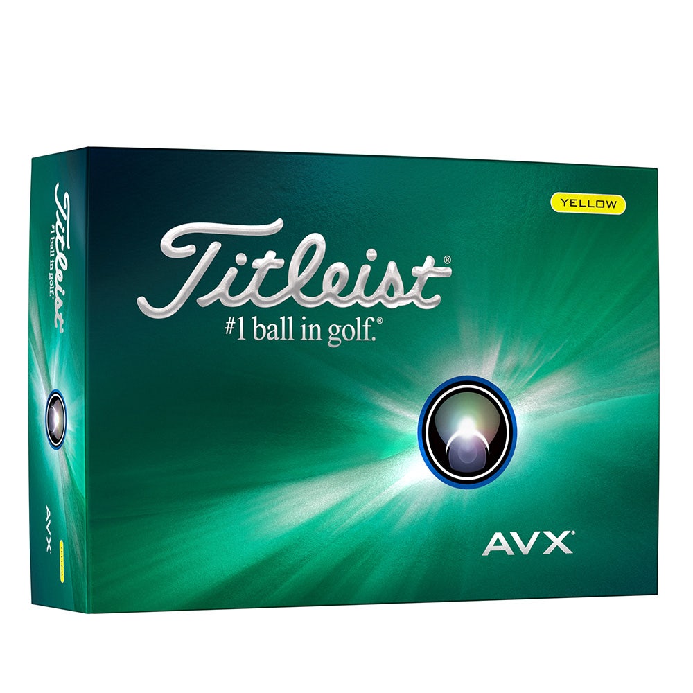 Titleist 2024 AVX Golf Balls - Yellow