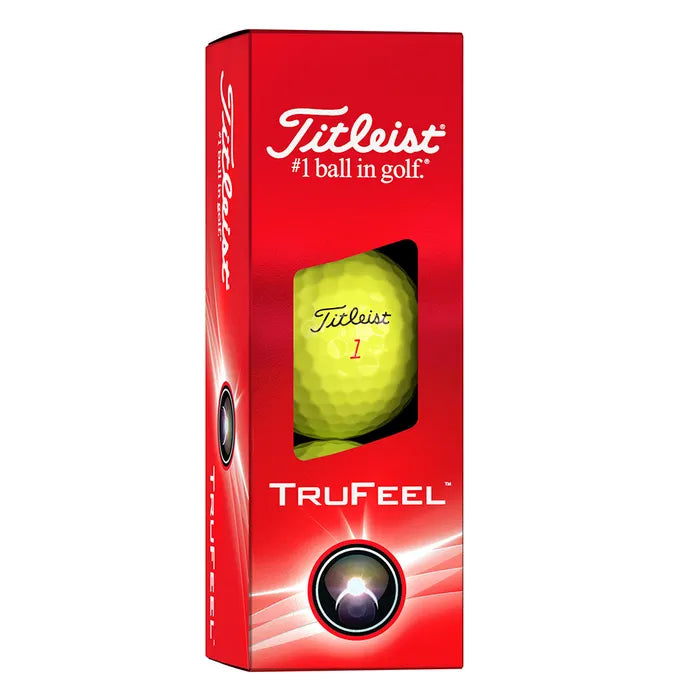 Titleist 2024 Trufeel Golf Balls - Yellow