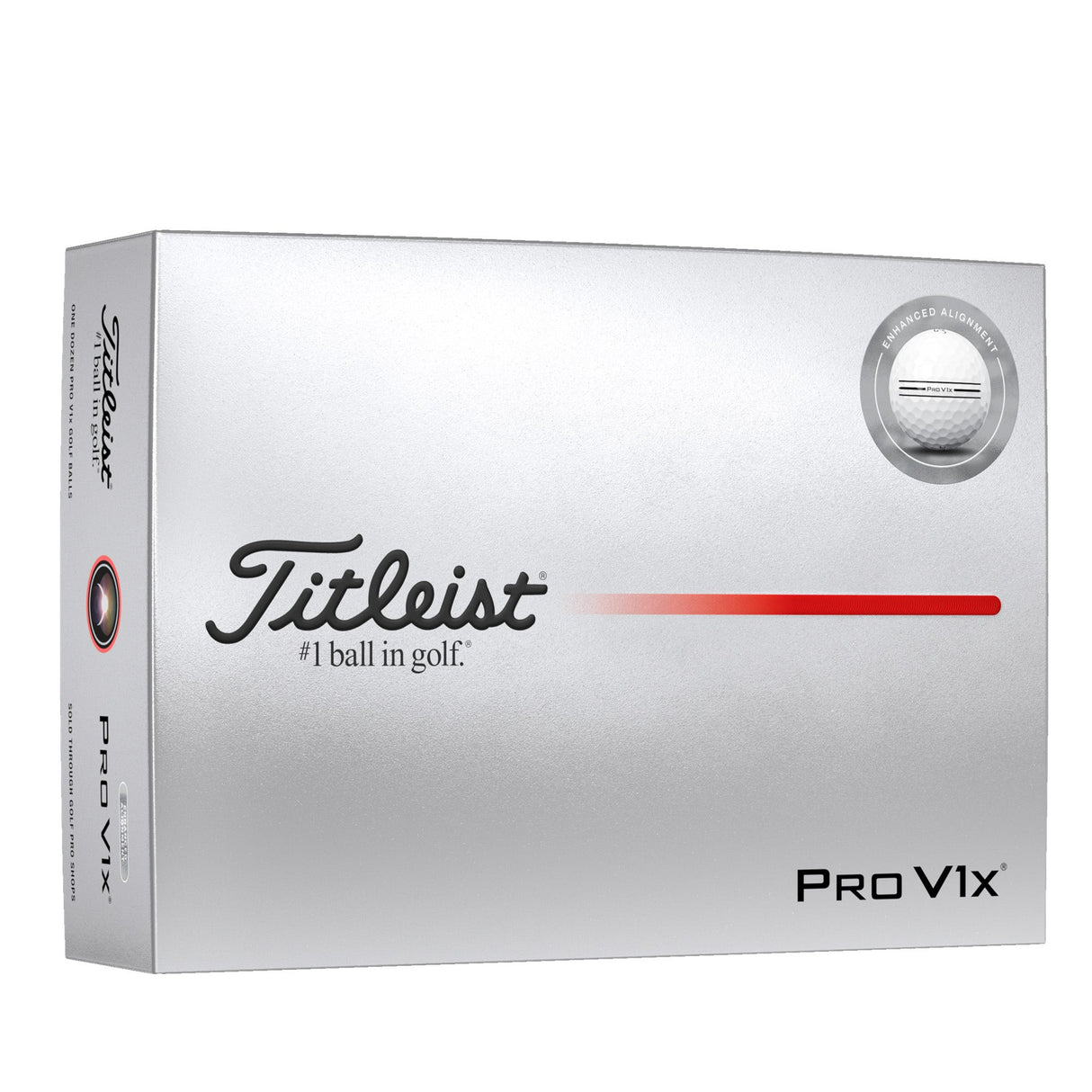 Titleist 2025 Pro V1x Golf Balls 12pk - Enhanced Alignment