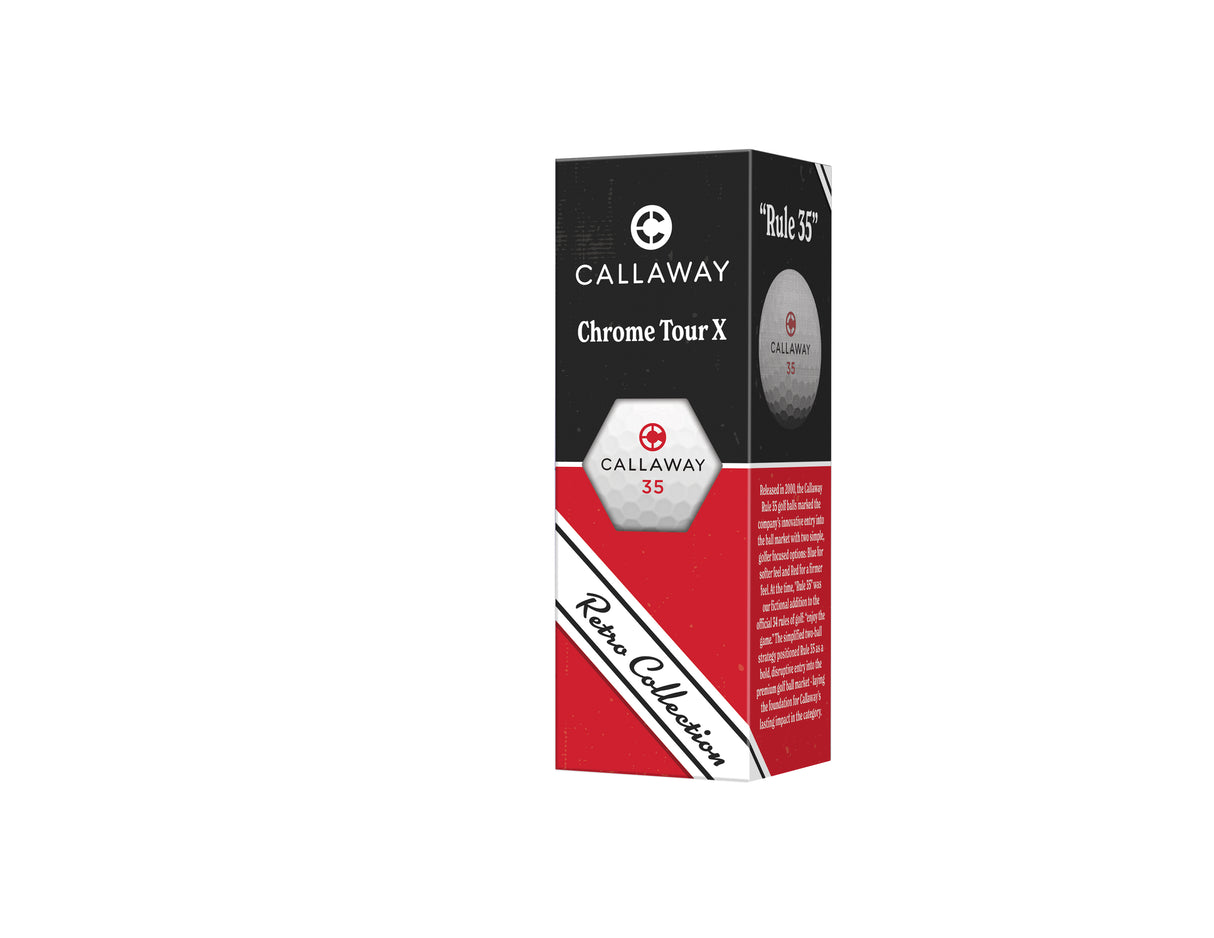 Callaway Chrome Tour X Retro Golf Balls 12pk