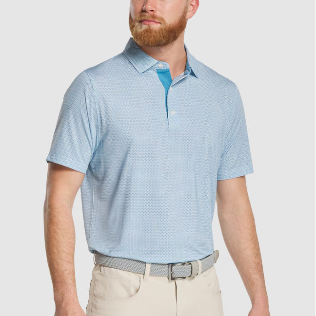 Footjoy Mens Tee Geo Print Polo
