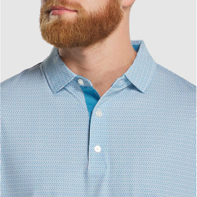 Footjoy Mens Tee Geo Print Polo