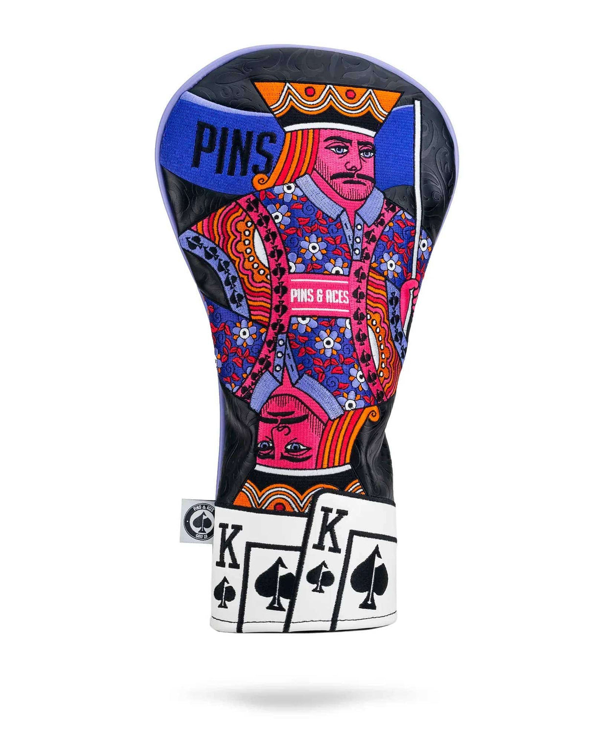 Pins & Aces King Of Spades Driver Cover