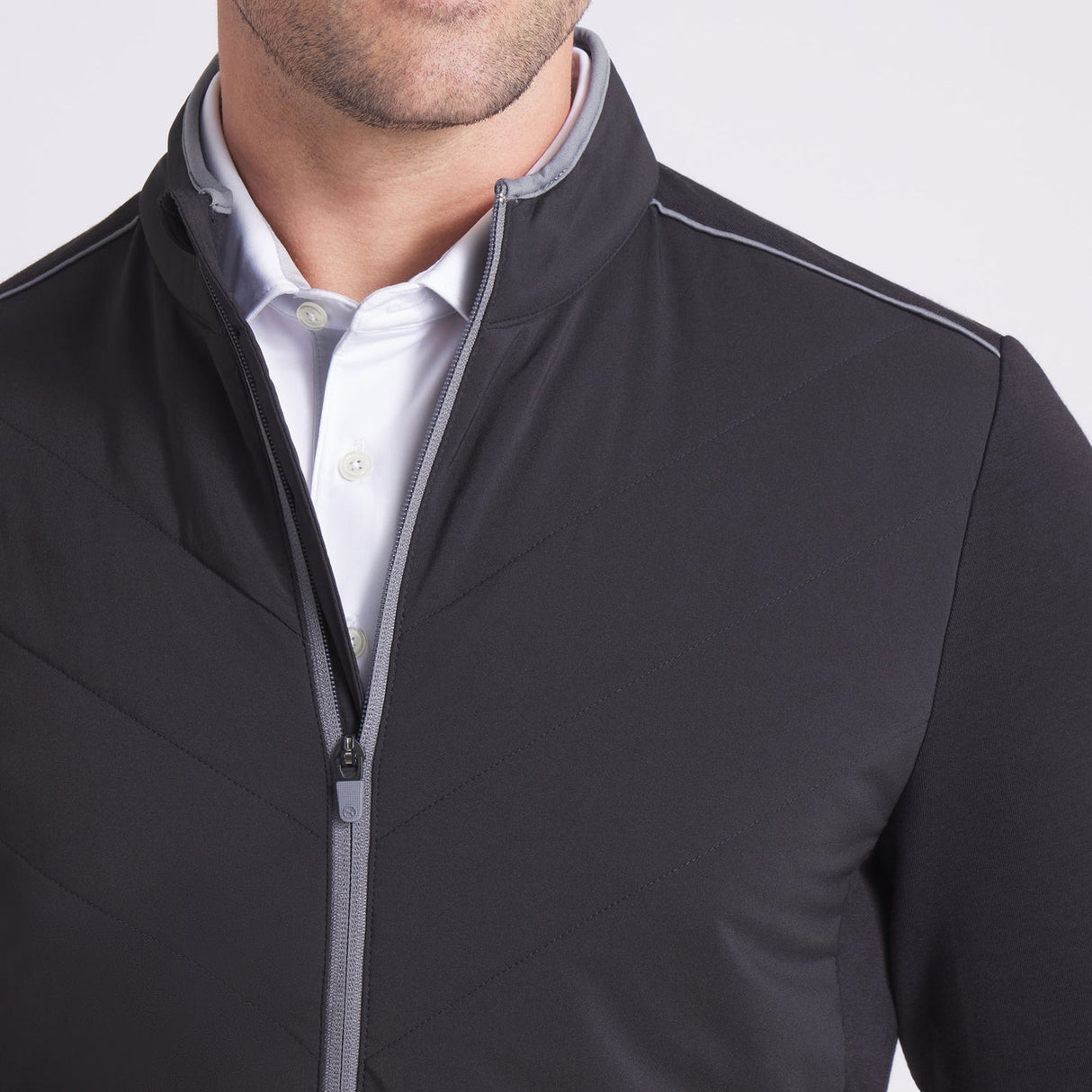 Puma Men's Cloudspun Fleece Hybrid Jacket