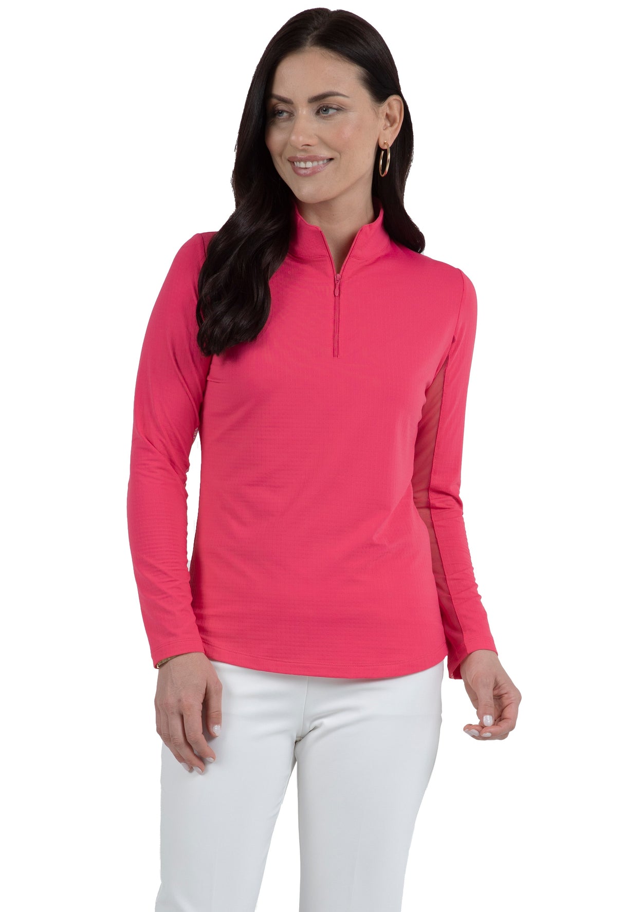 Ibkul Long Sleeve Icefil Solid Mock