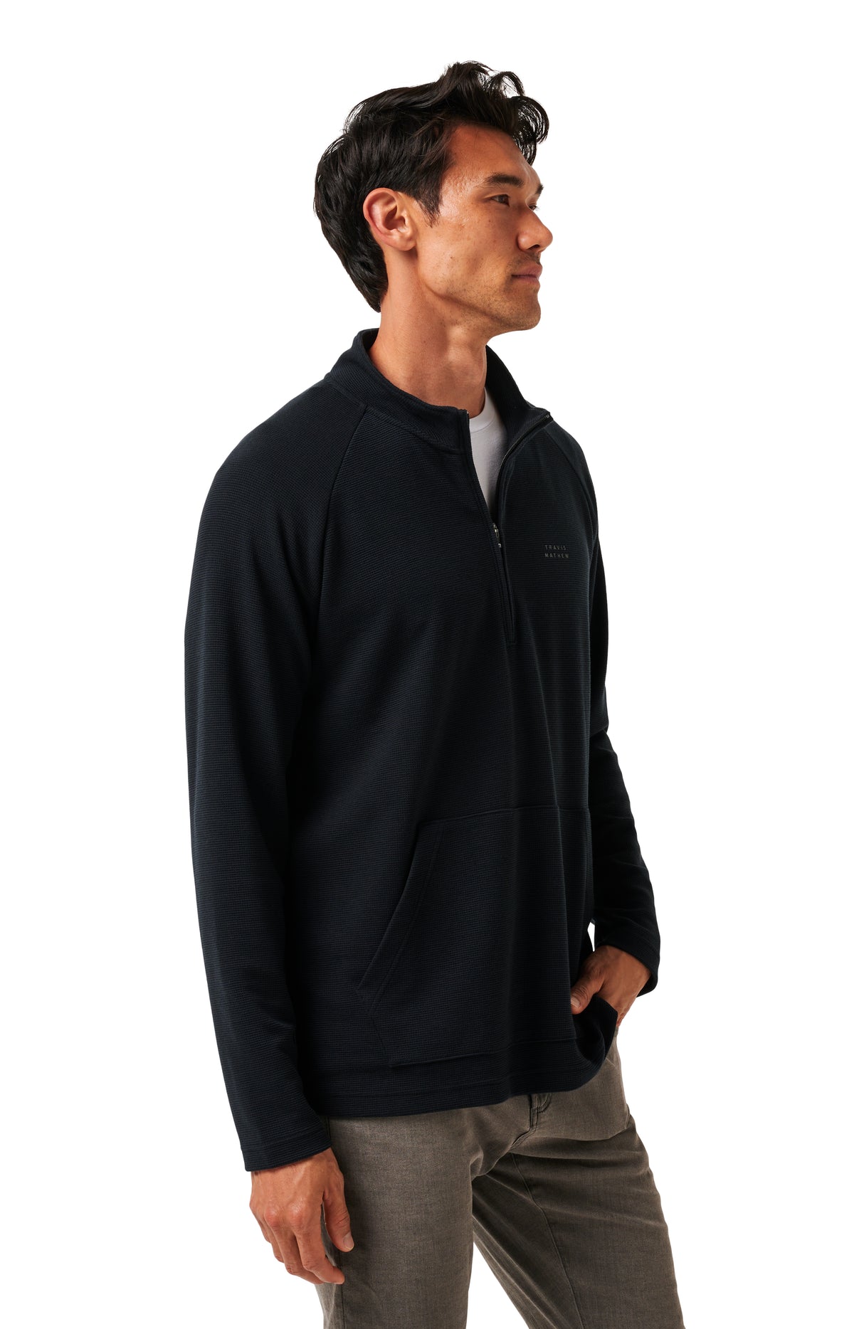 TravisMathew Performance Waffle Pullover