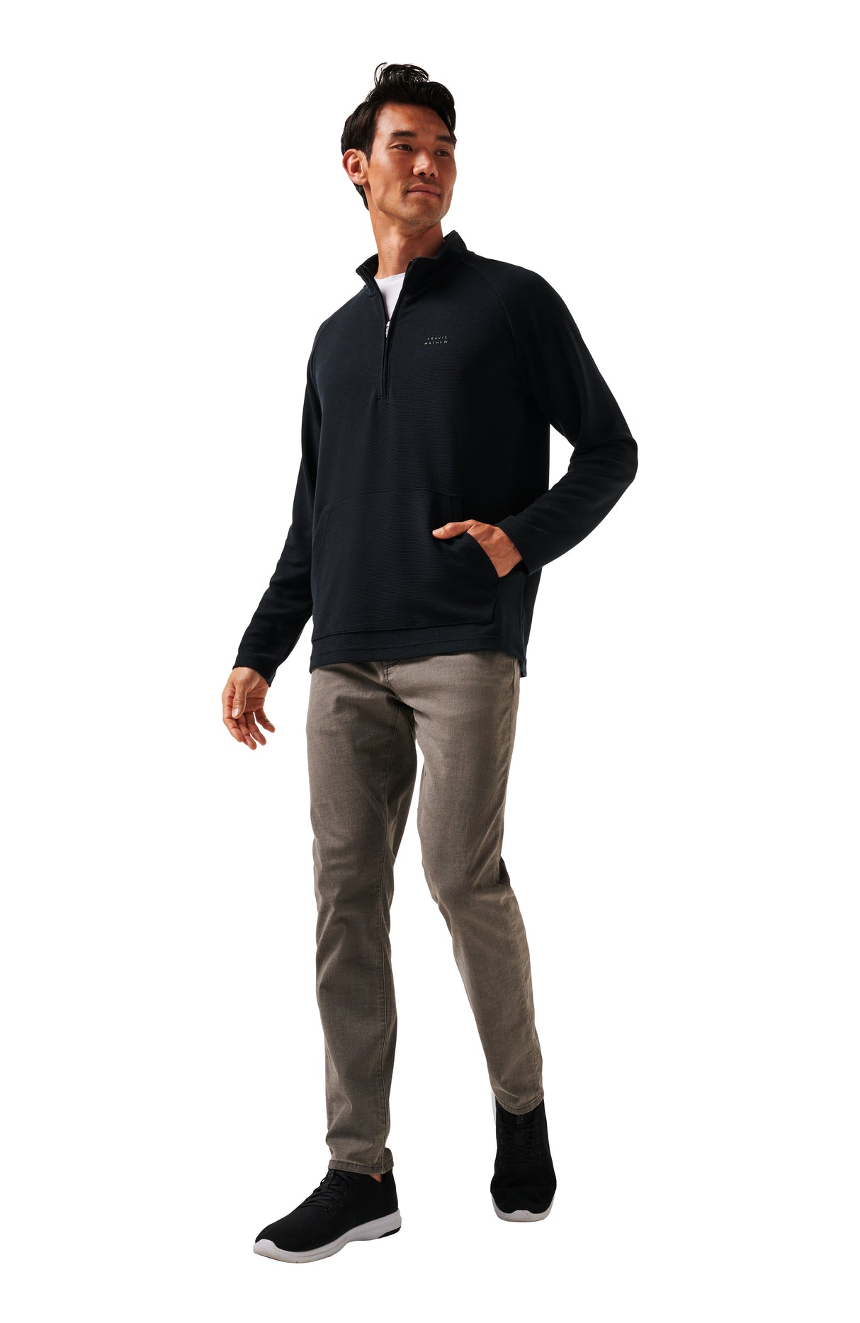 TravisMathew Performance Waffle Pullover