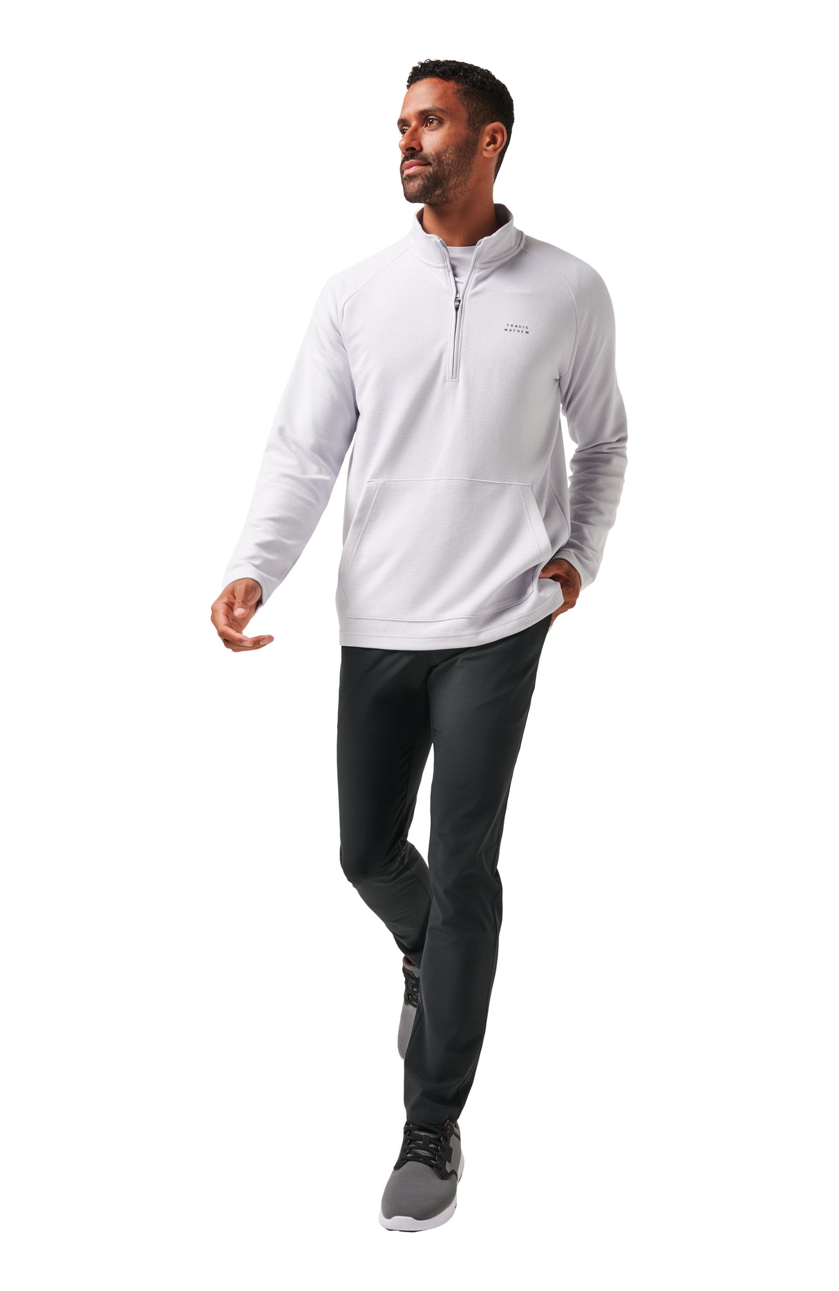 TravisMathew Performance Waffle Pullover