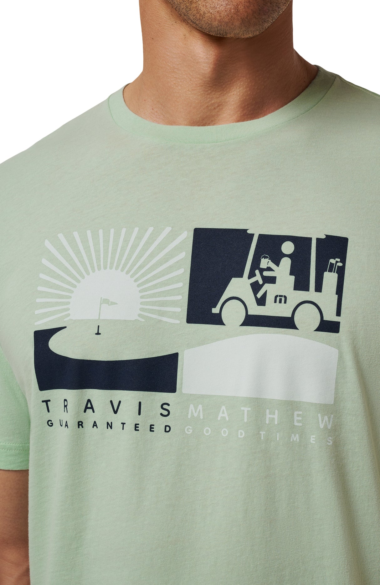 TRAVIS MATHEW MENS PLAYER PARKING T SHIRT