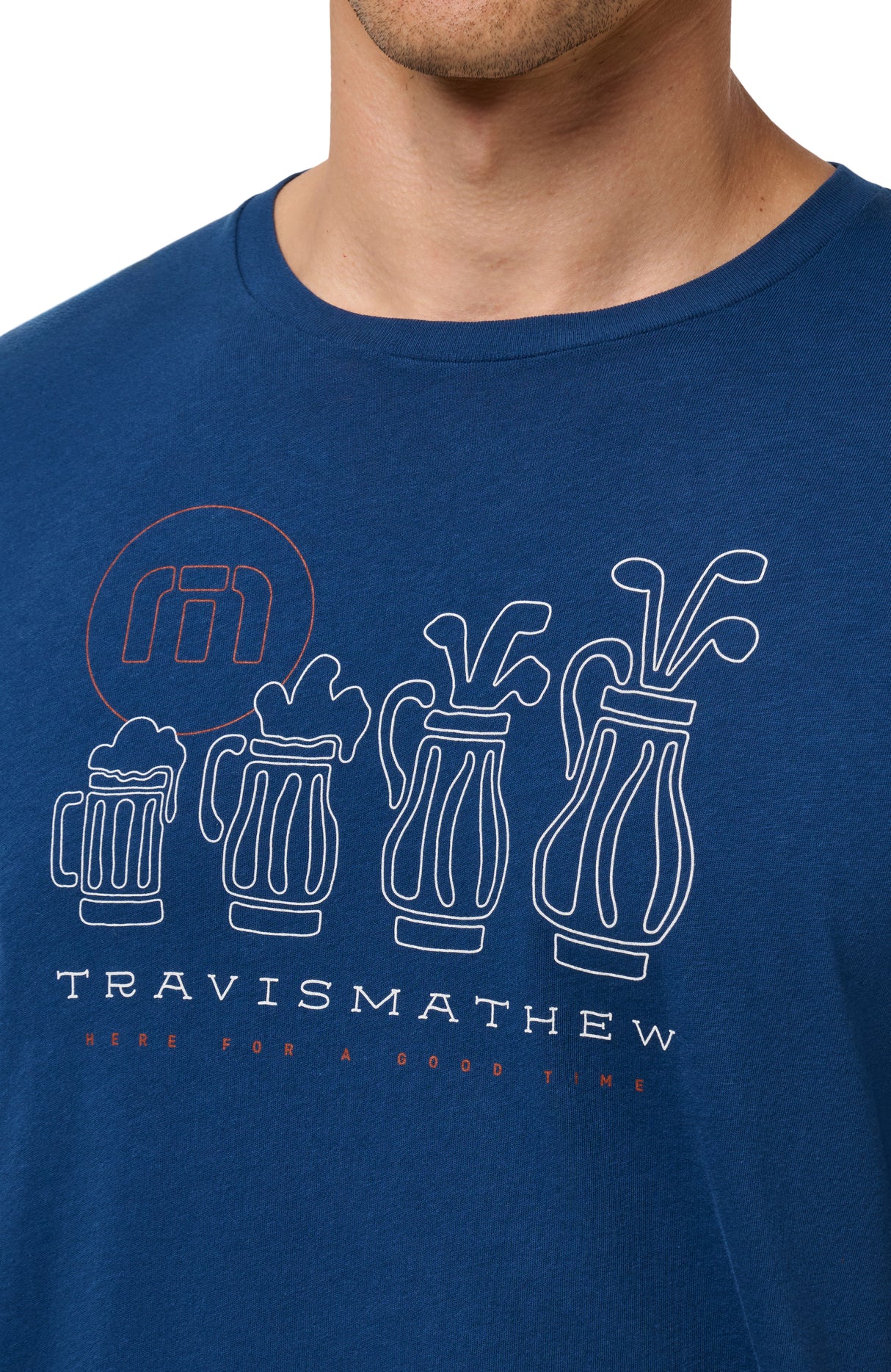 TRAVIS MATHEW MENS BEERLY BELOVED T SHIRT