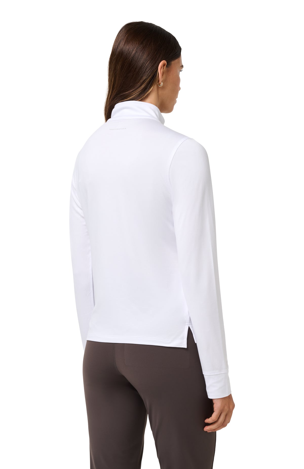 TravisMathew Skyloft Light Zip Long Sleeve Polo