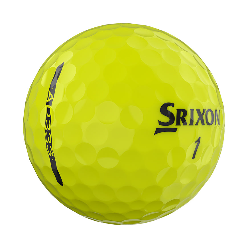 Srixon 2024 AD333 Golf Balls 12pk - Yellow