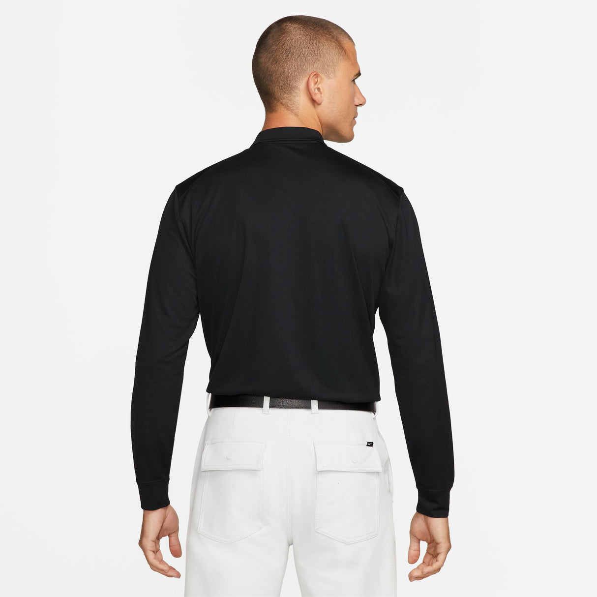 Nke Dri Fit Victory Solid Long Sleeve Polo