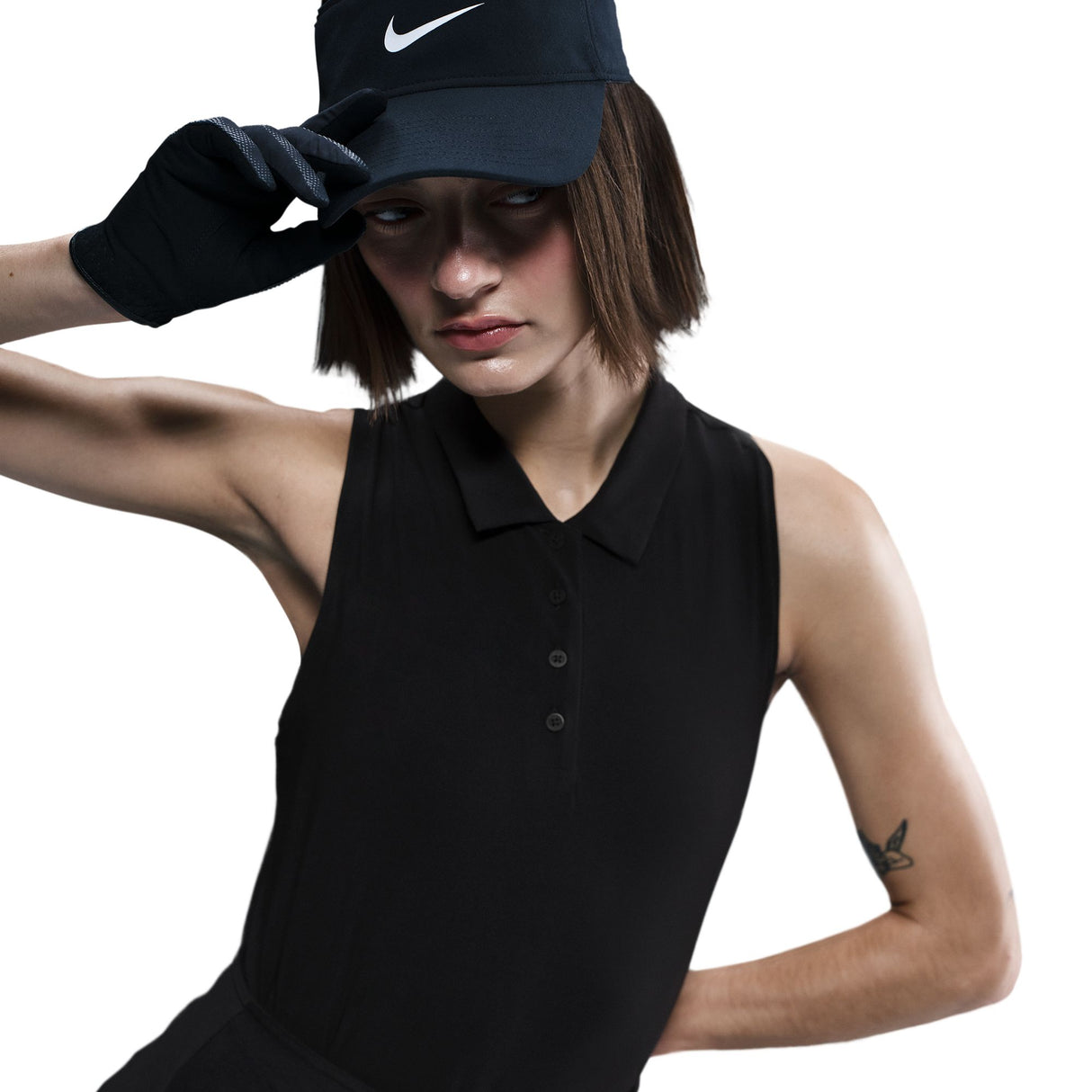 Nike Womens Dri Fit Victory Sleeveless Polo