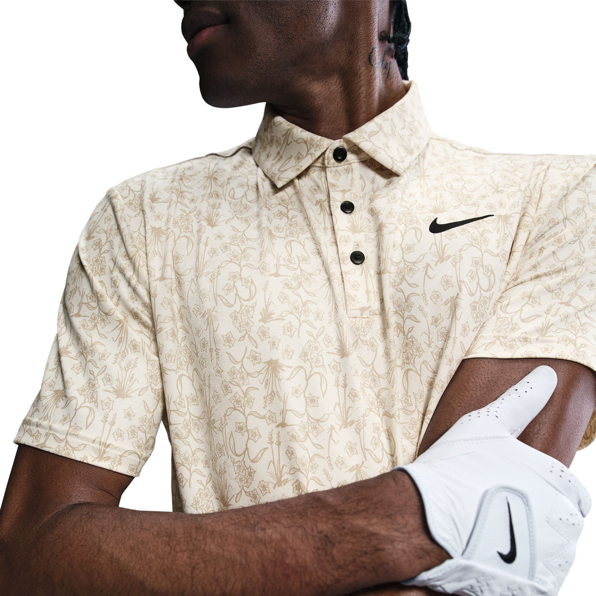Nike Dri Fit Tour POA Print Polo