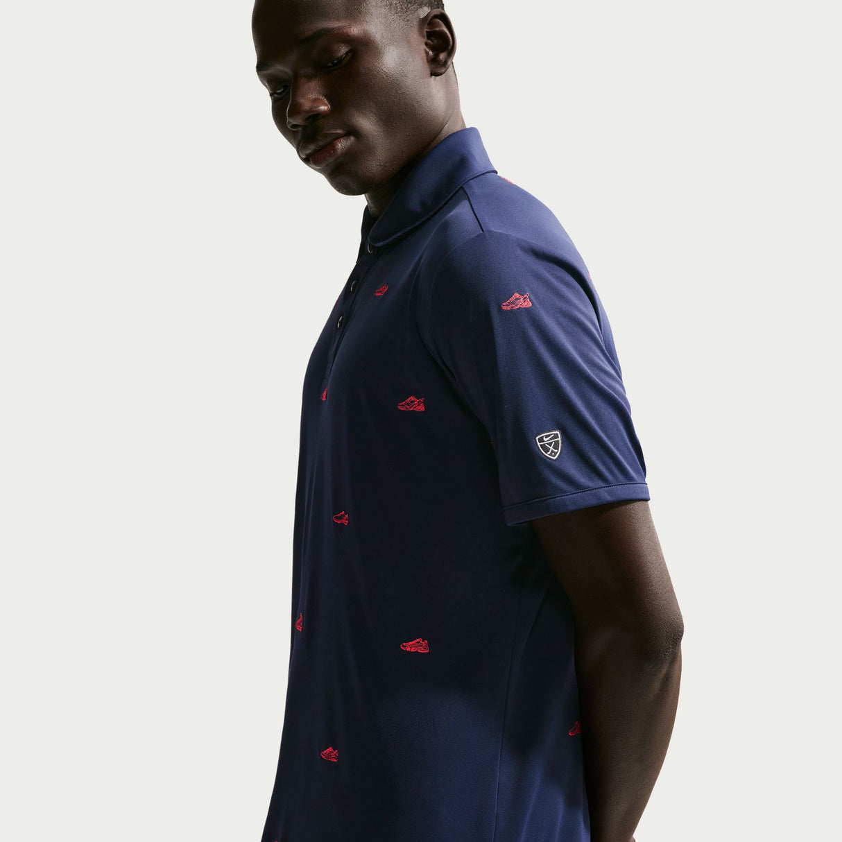 Nike Par Dri Fit Shoe Emblem Polo