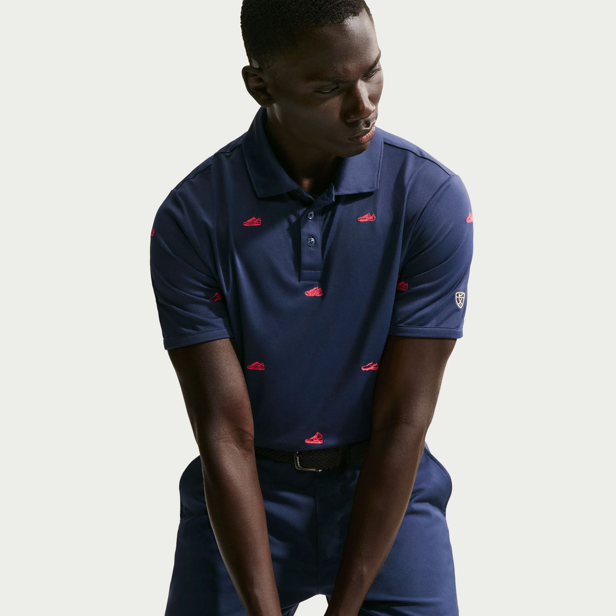 Nike Par Dri Fit Shoe Emblem Polo