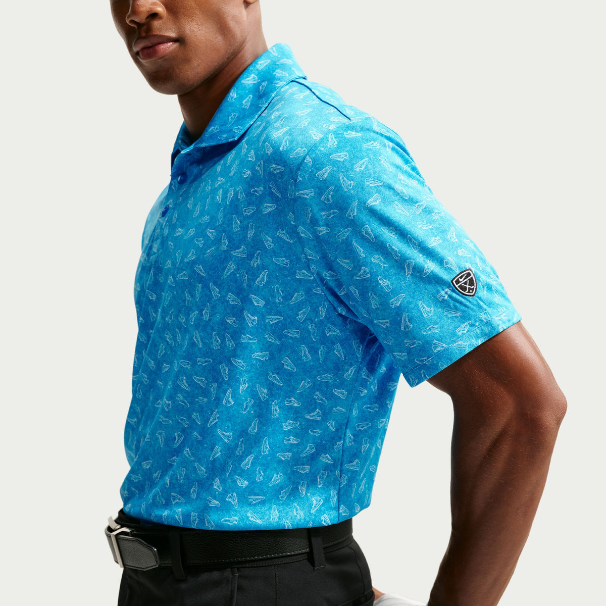 Nike Dri-Fit Grass Print Golf Polo