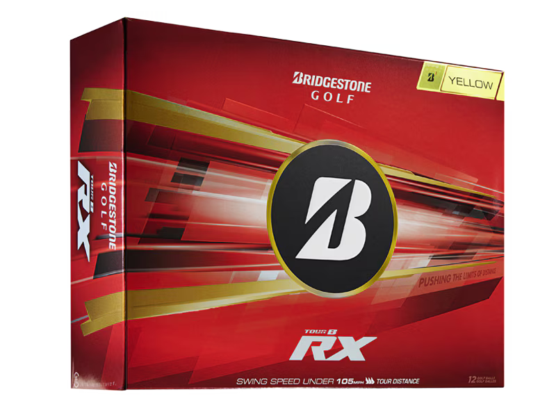 Bridgestone 2026 Tour B RX Golf Balls 12pk - Yellow