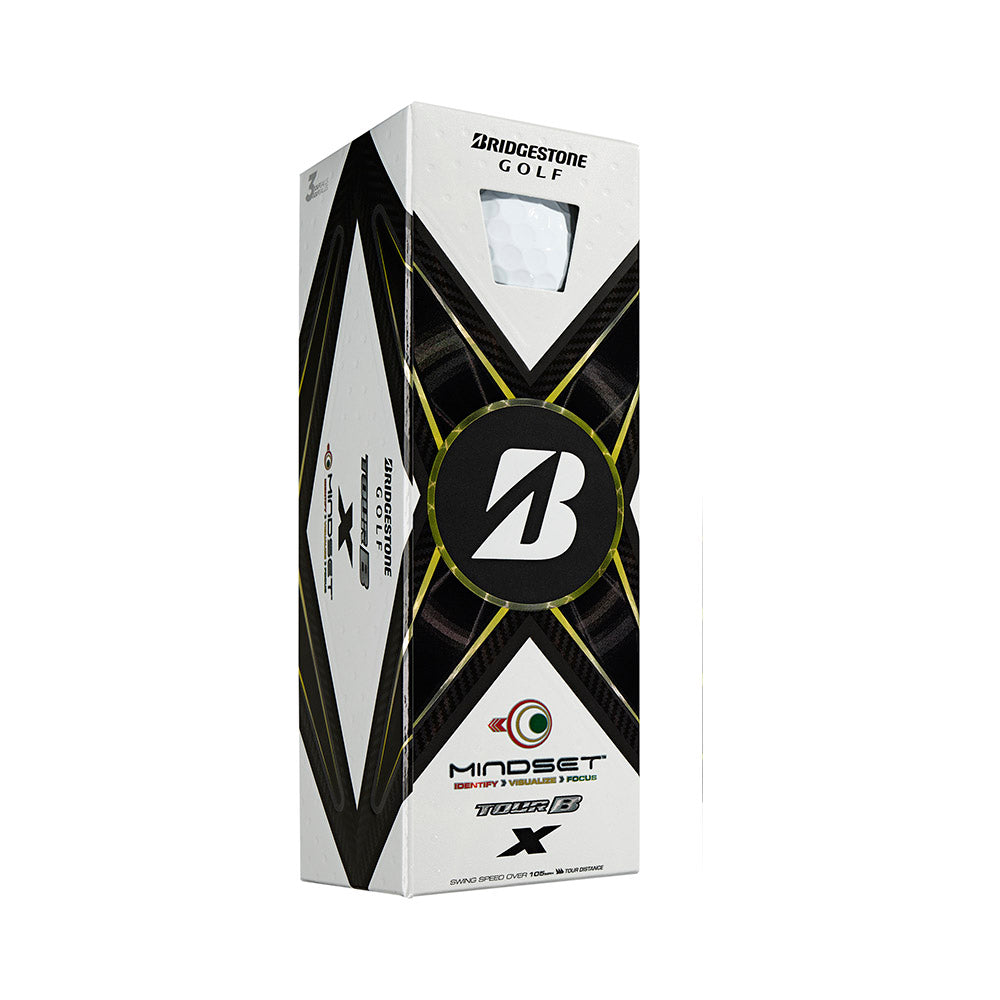 Bridgestone 2024 Tour B X Mindset Golf Balls - White