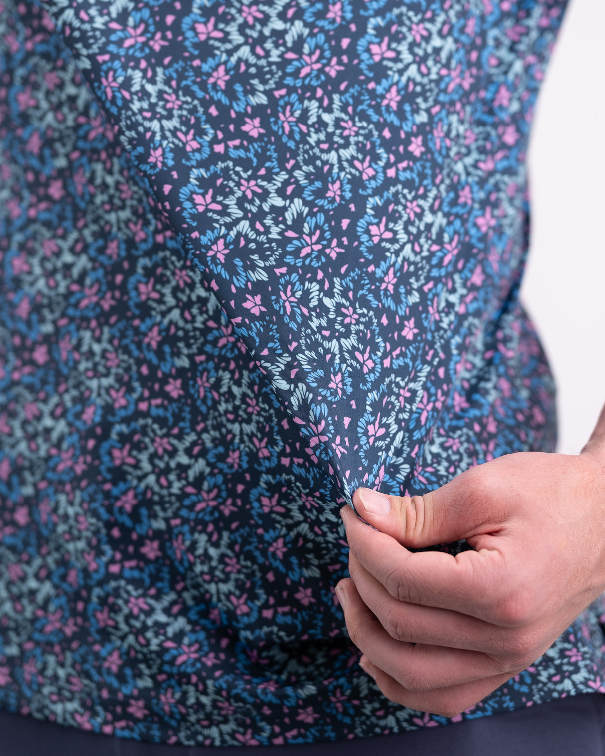 Pins & Aces Fluorescent Floral Polo