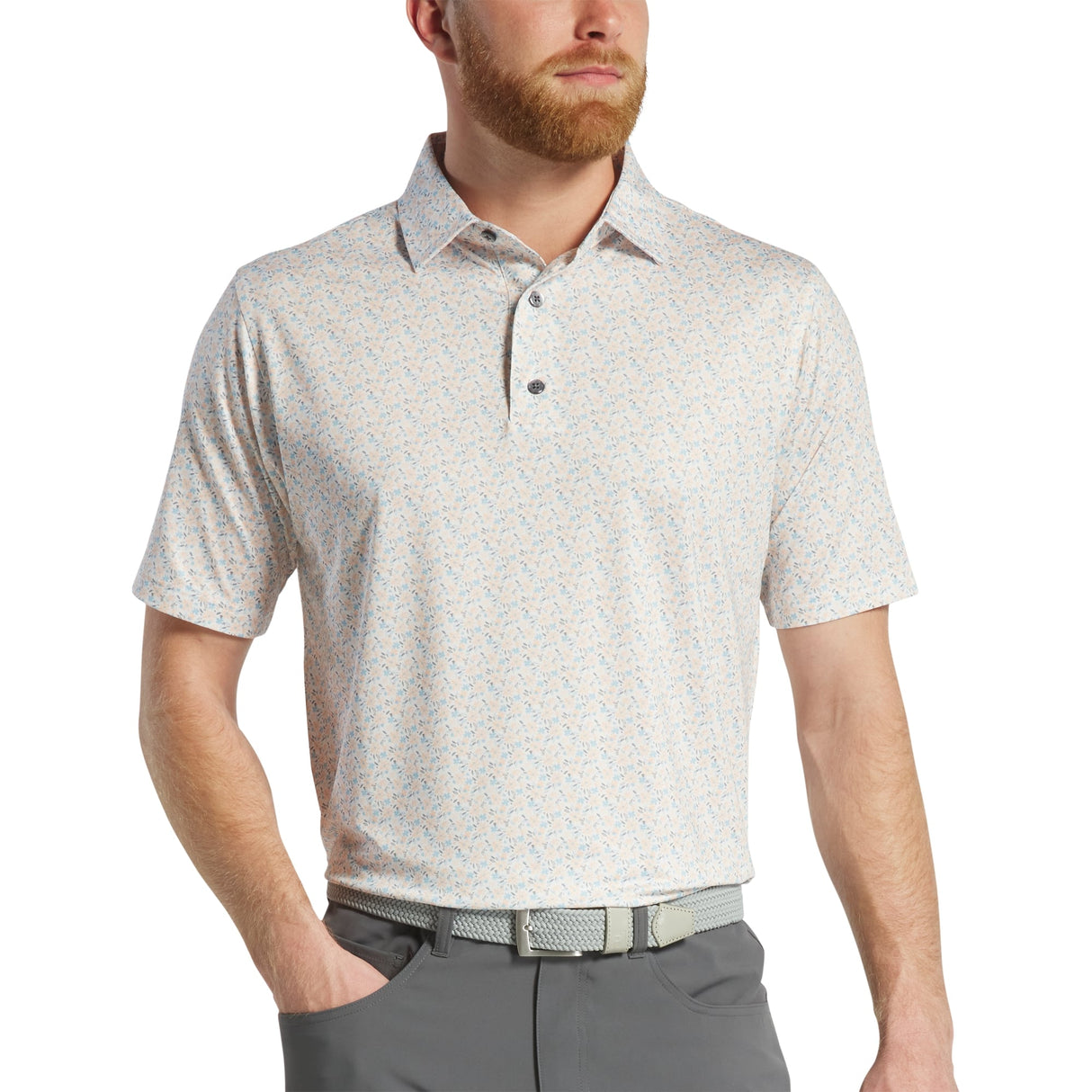 FootJoy Allover Floral Polo