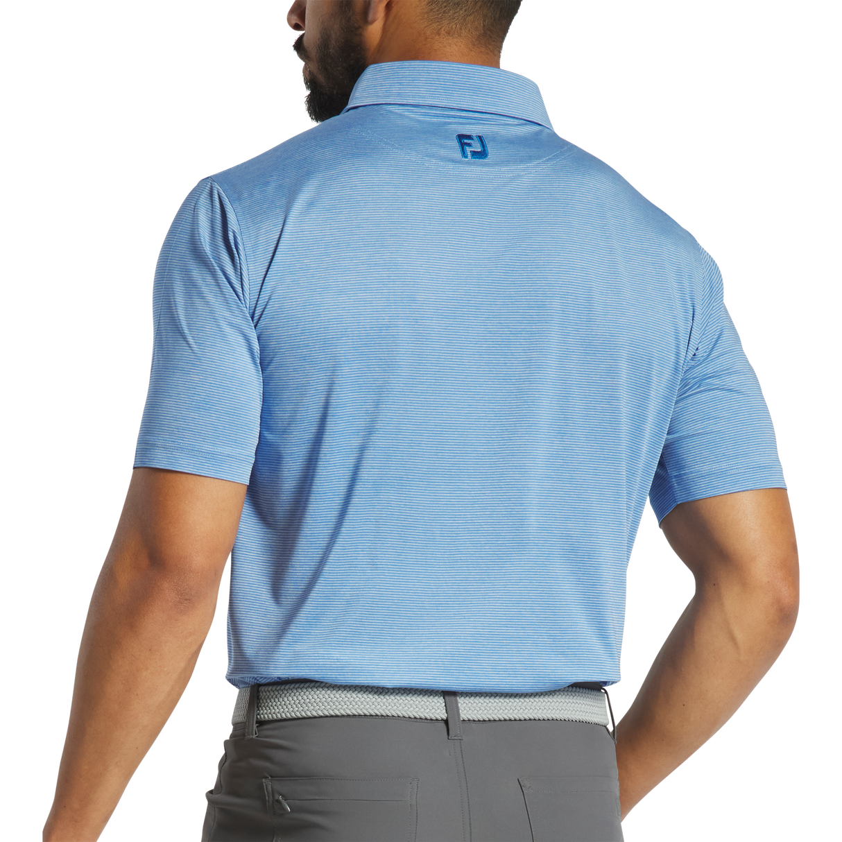 FootJoy Heather Stripe Lisle Polo