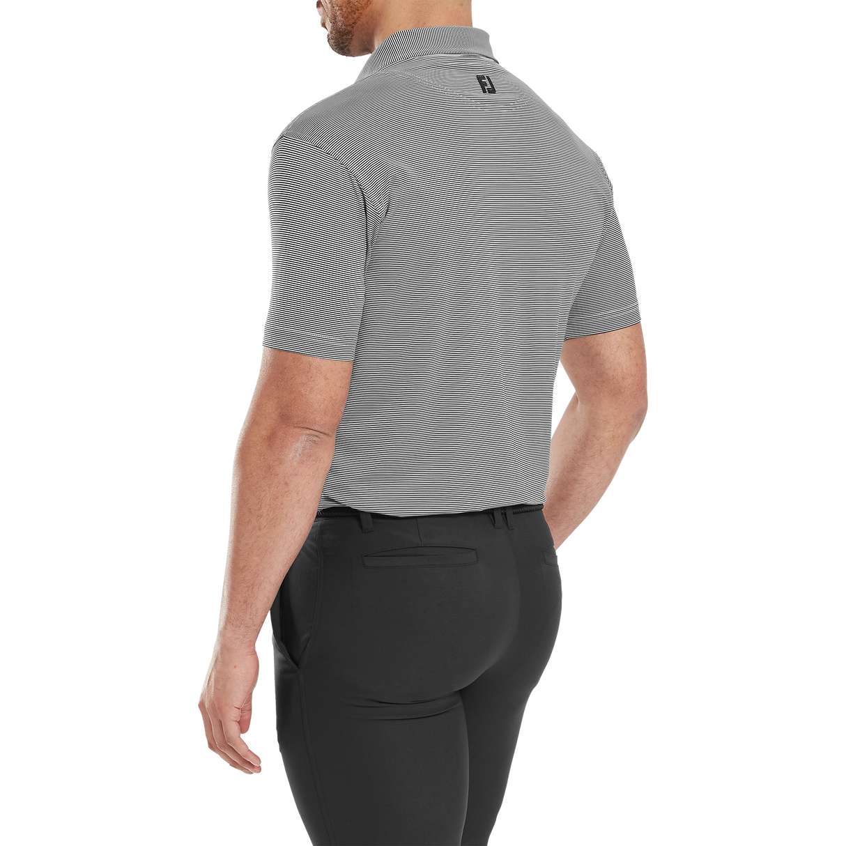 FootJoy Micro Feeder Stripe Lisle Polo