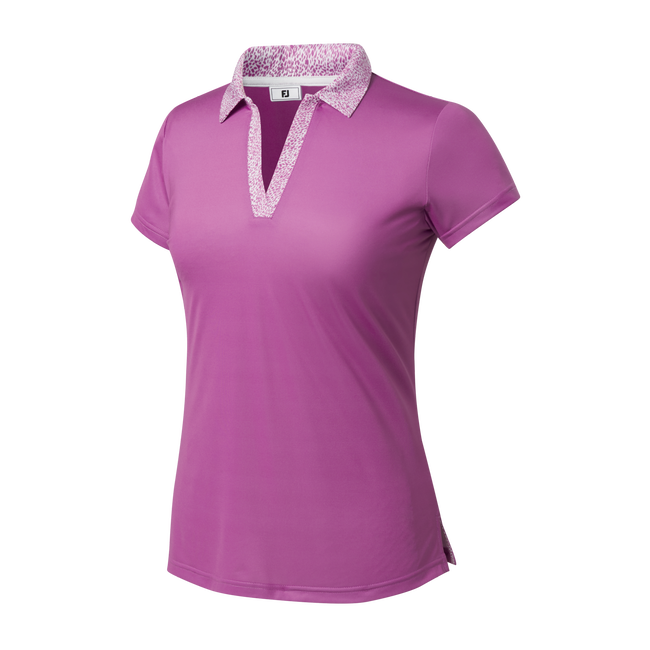 FootJoy Cap Sleeve Print Ladies Polo
