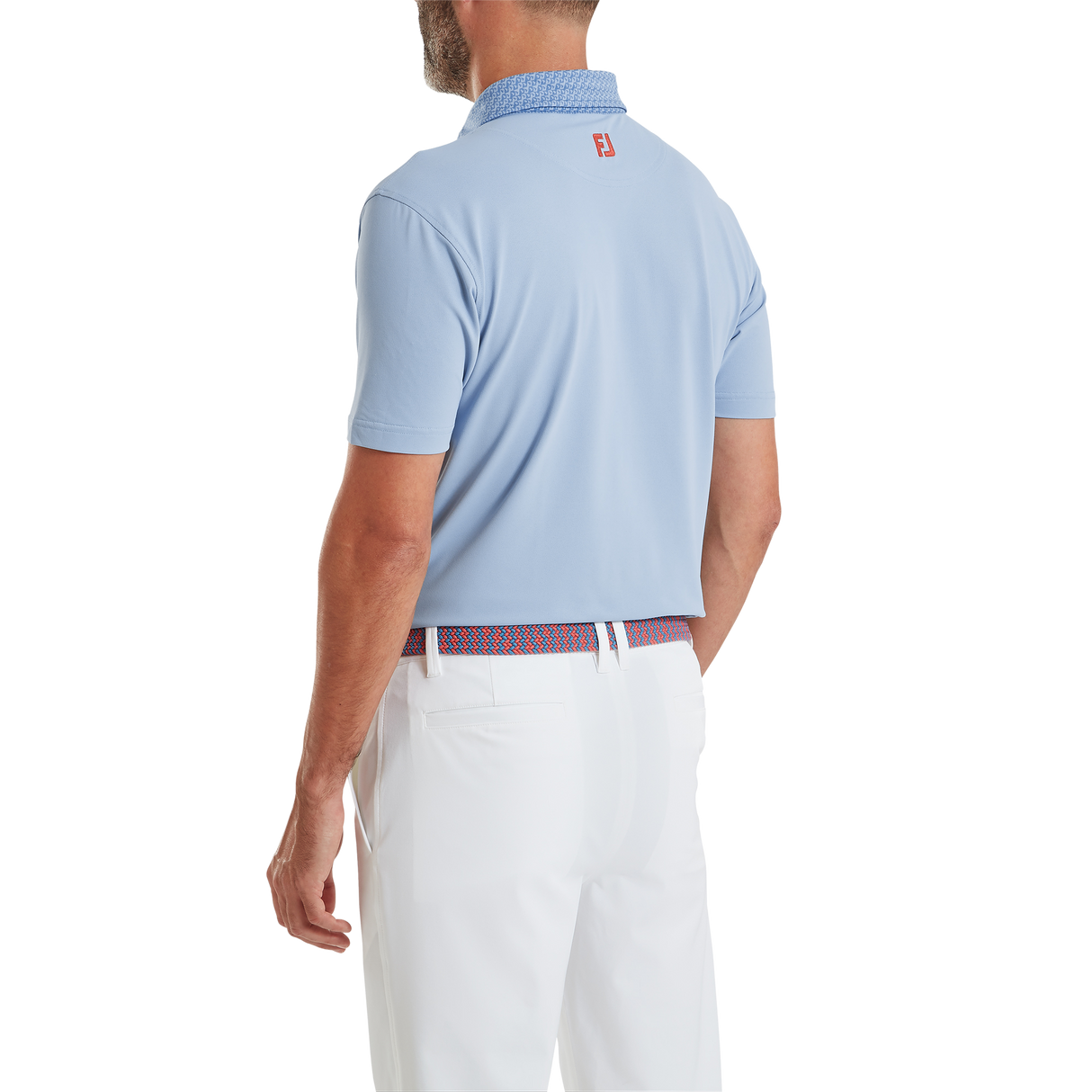 FootJoy Star Geo Trim Pique Polo