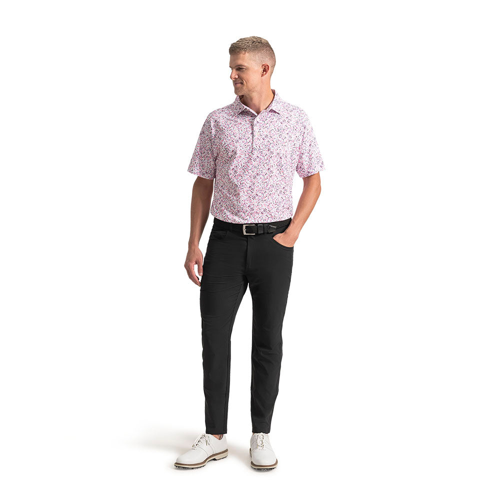 FootJoy Watercolor Foral Print Pique Polo