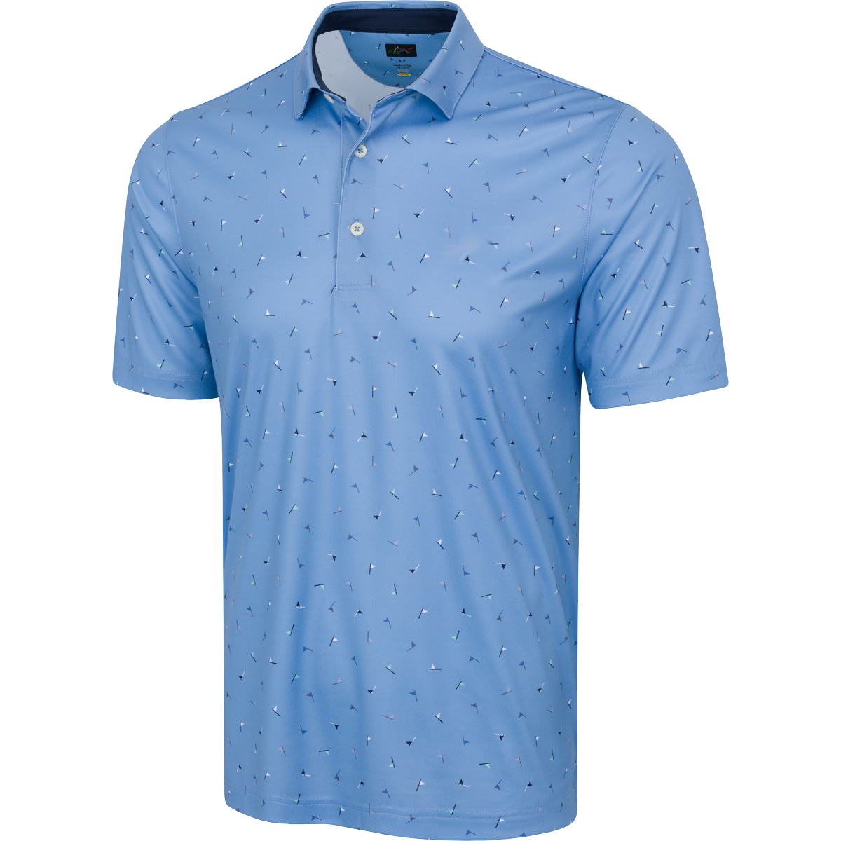 Greg Norman Golf Flags Printed Polo