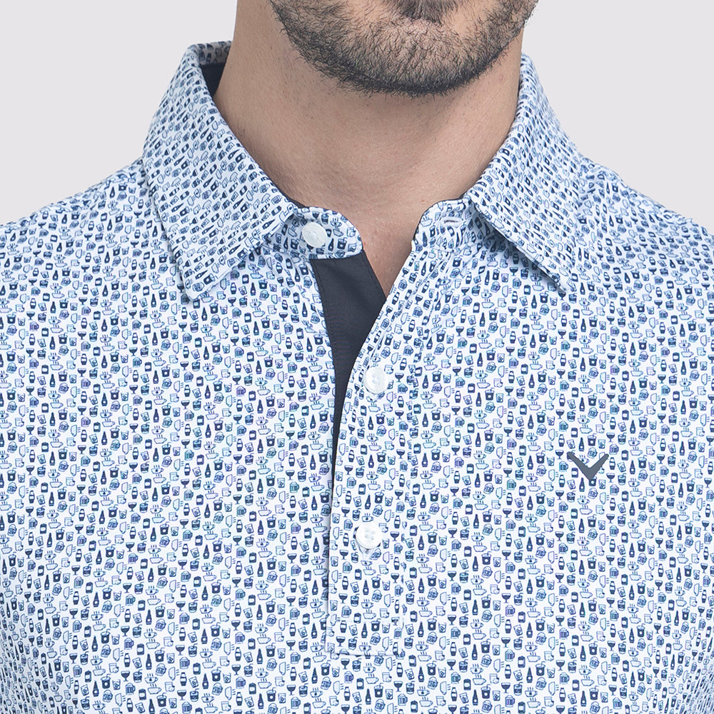 Callaway Mens 25 Beverage Polo