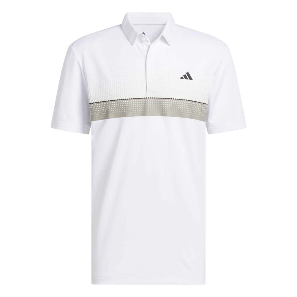 ADIDAS MENS PERFORMANCE ALLOVER PRINT POLO