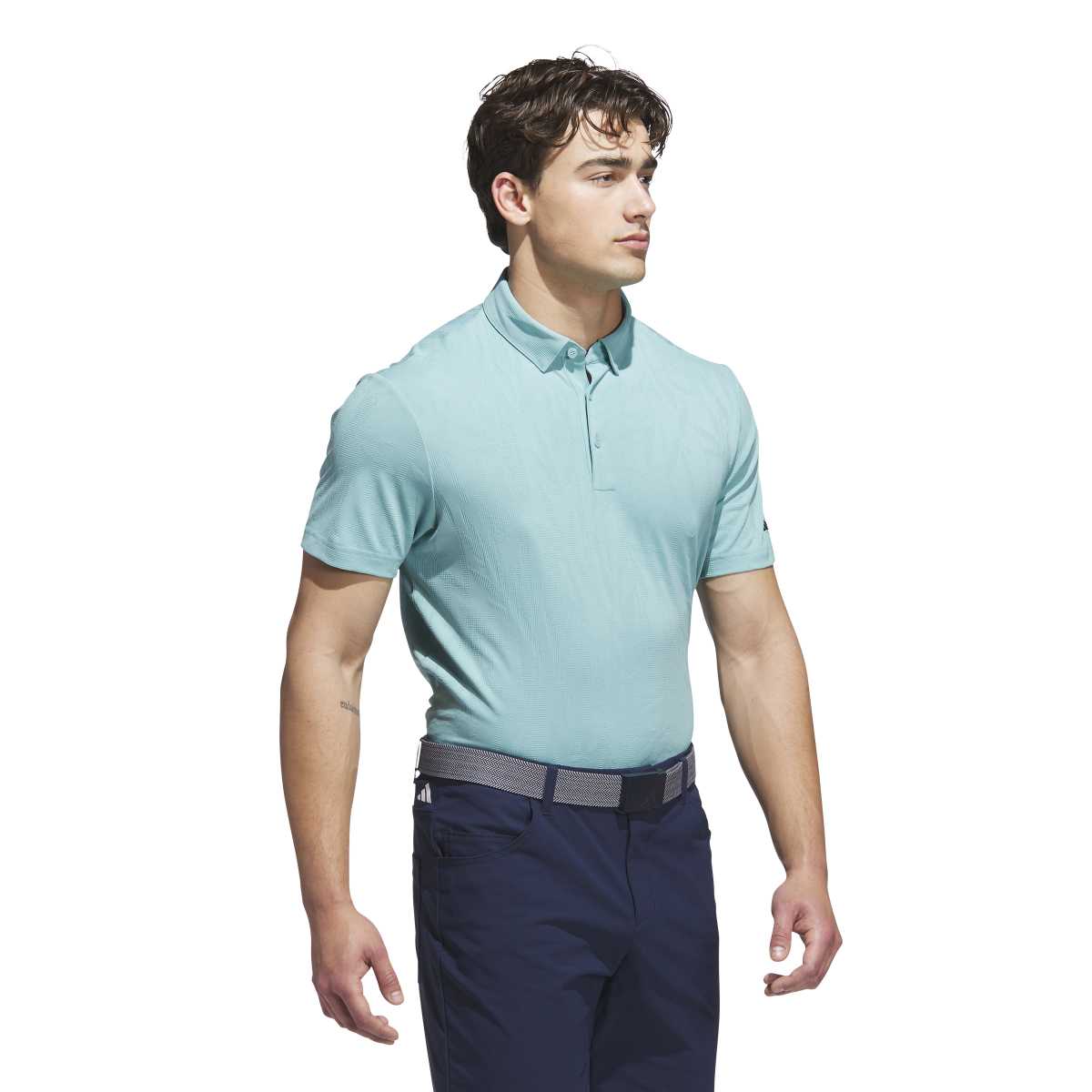 ADIDAS MENS GO-TO TEXTURED POLO