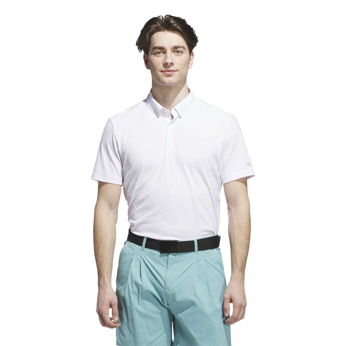 ADIDAS MENS GO-TO TEXTURED POLO