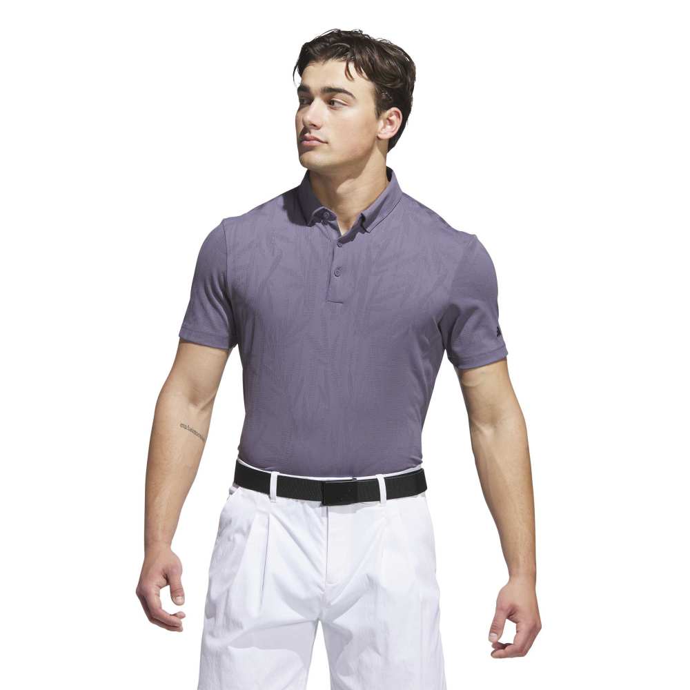 ADIDAS MENS GO-TO TEXTURED POLO