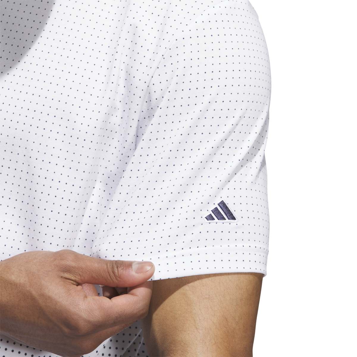 ADIDAS MENS GO-TO RISE PRINT POLO