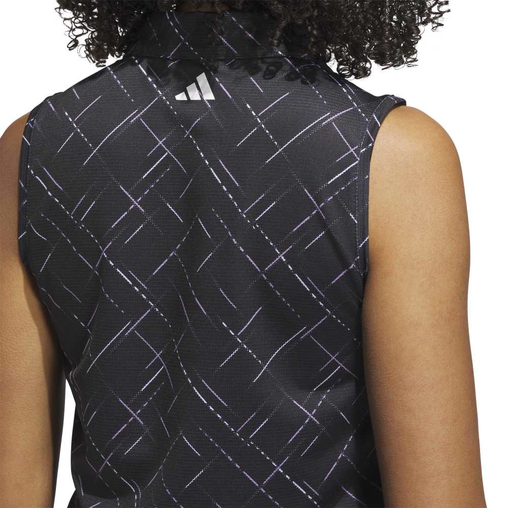 Adidas Women's Ultimate365 Printed Sleeveless Polo
