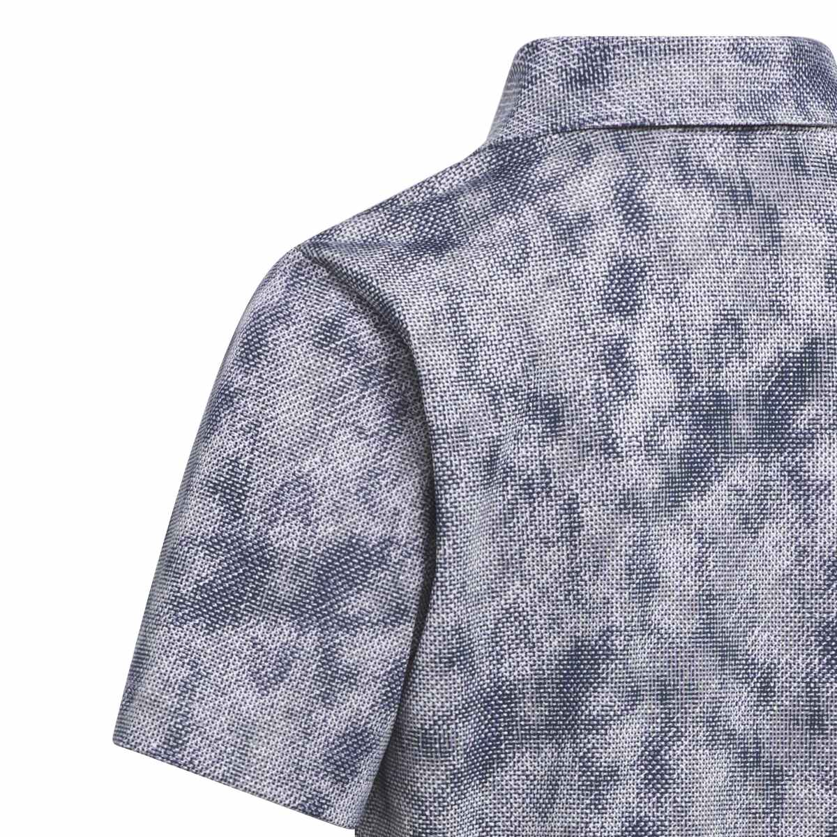 Adidas Boys Performance Textured Print Polo