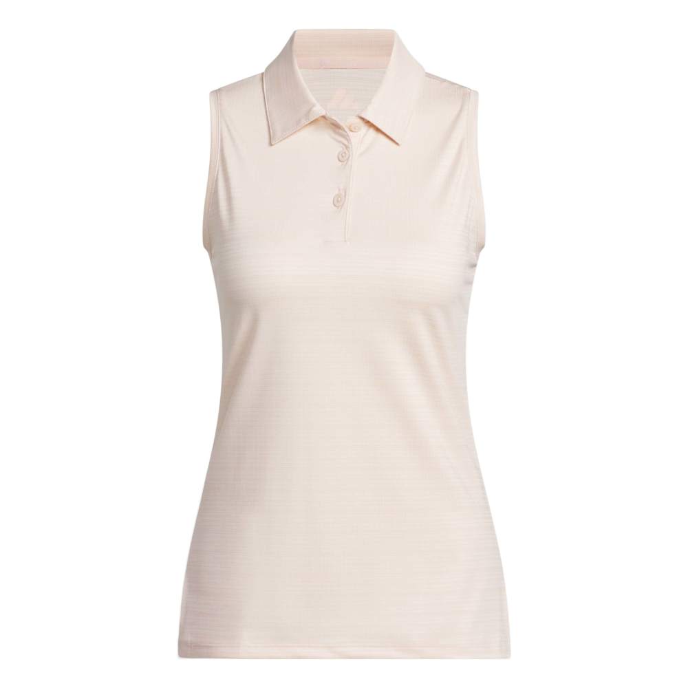 Adidas Ultimate365 Jacquard Sleeveless Ladies Polo