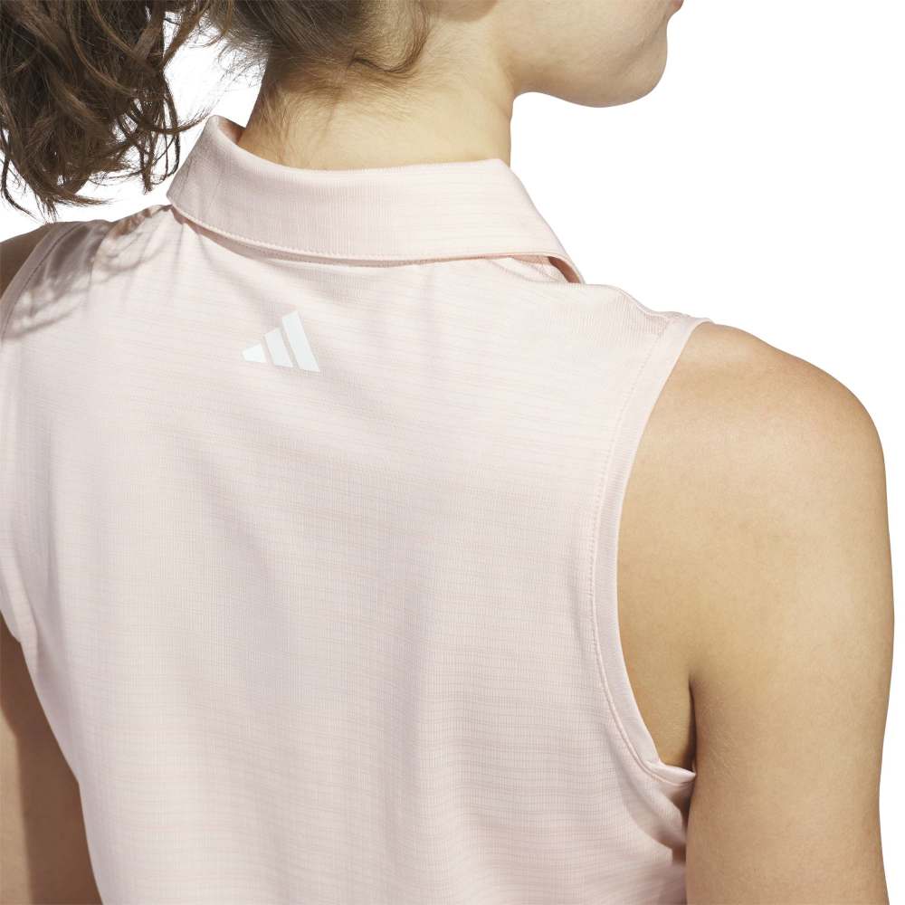 Adidas Ultimate365 Jacquard Sleeveless Ladies Polo
