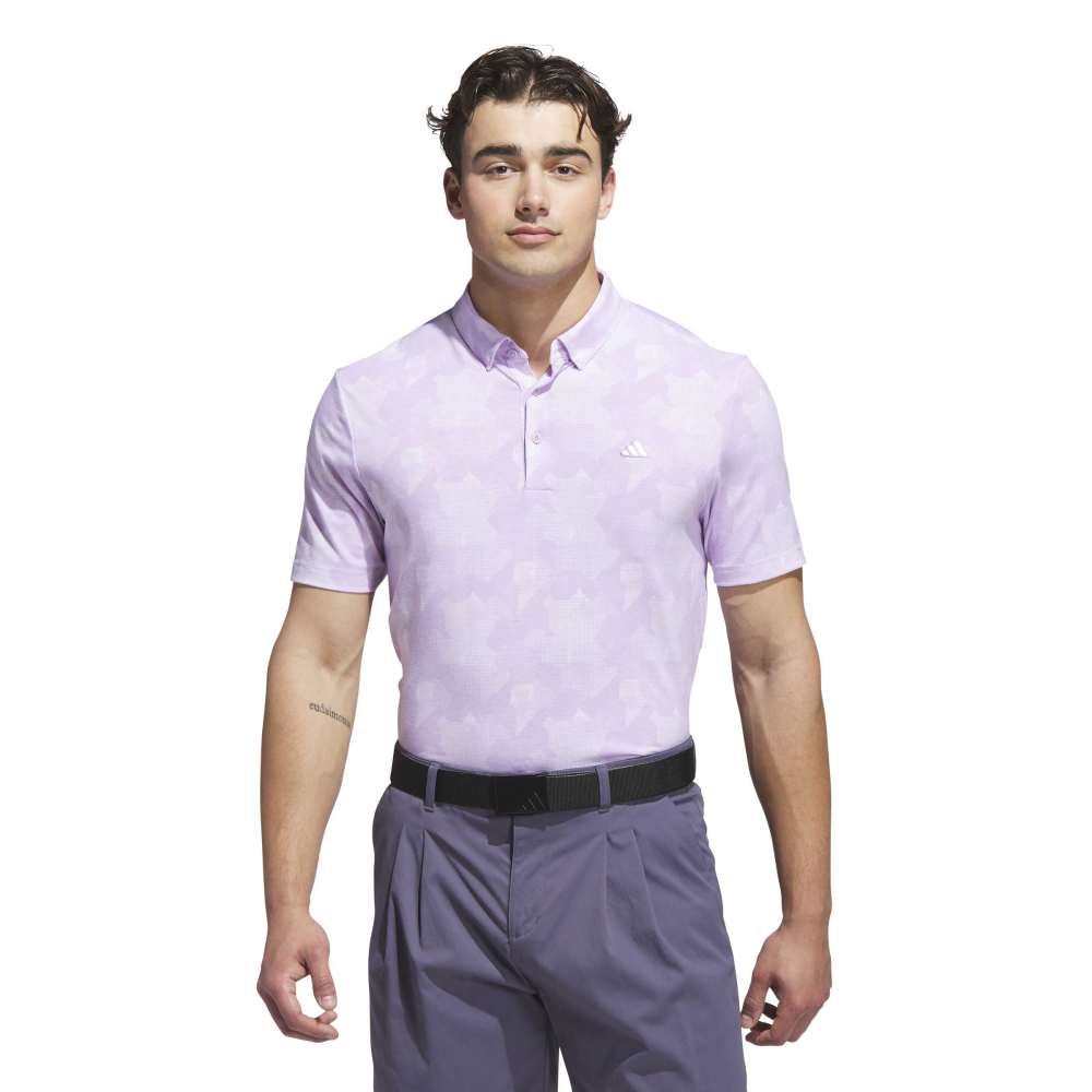 Adidas Mens Go-To Print Polo