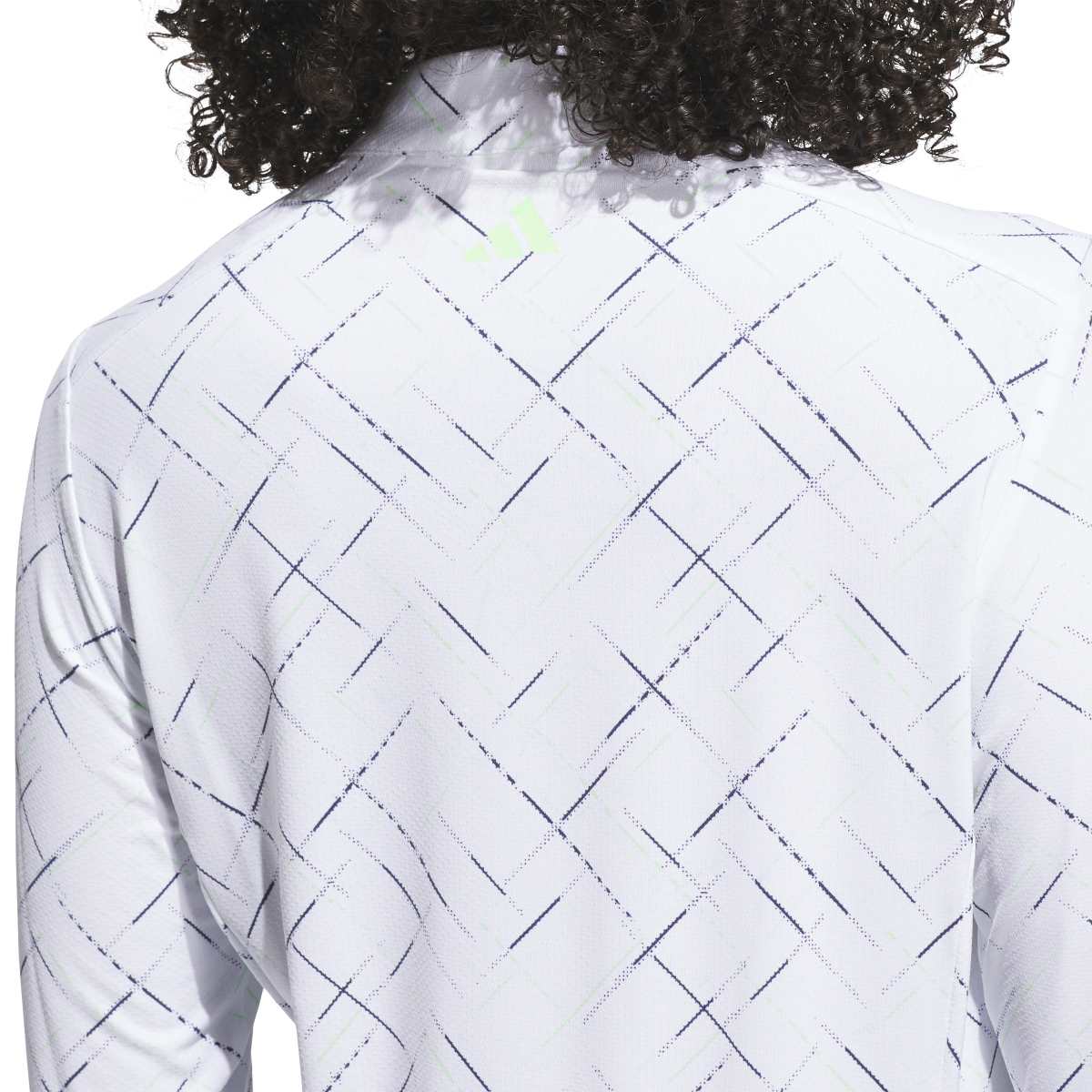 Adidas Women's Ultimate365 Printed 1/4 Zip Mock Neck Top