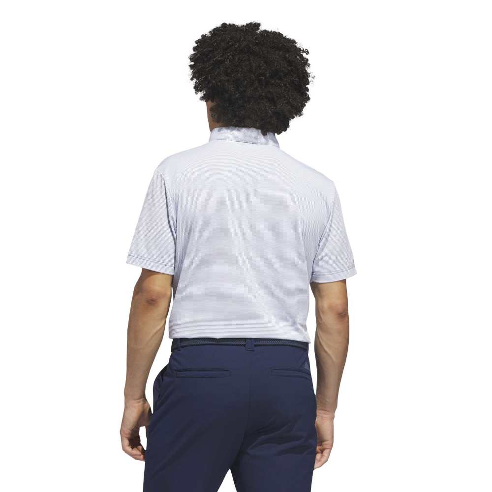 ADIDAS MENS ULTIMATE365+ PENCIL STRIPE CLIMACOOL POLO