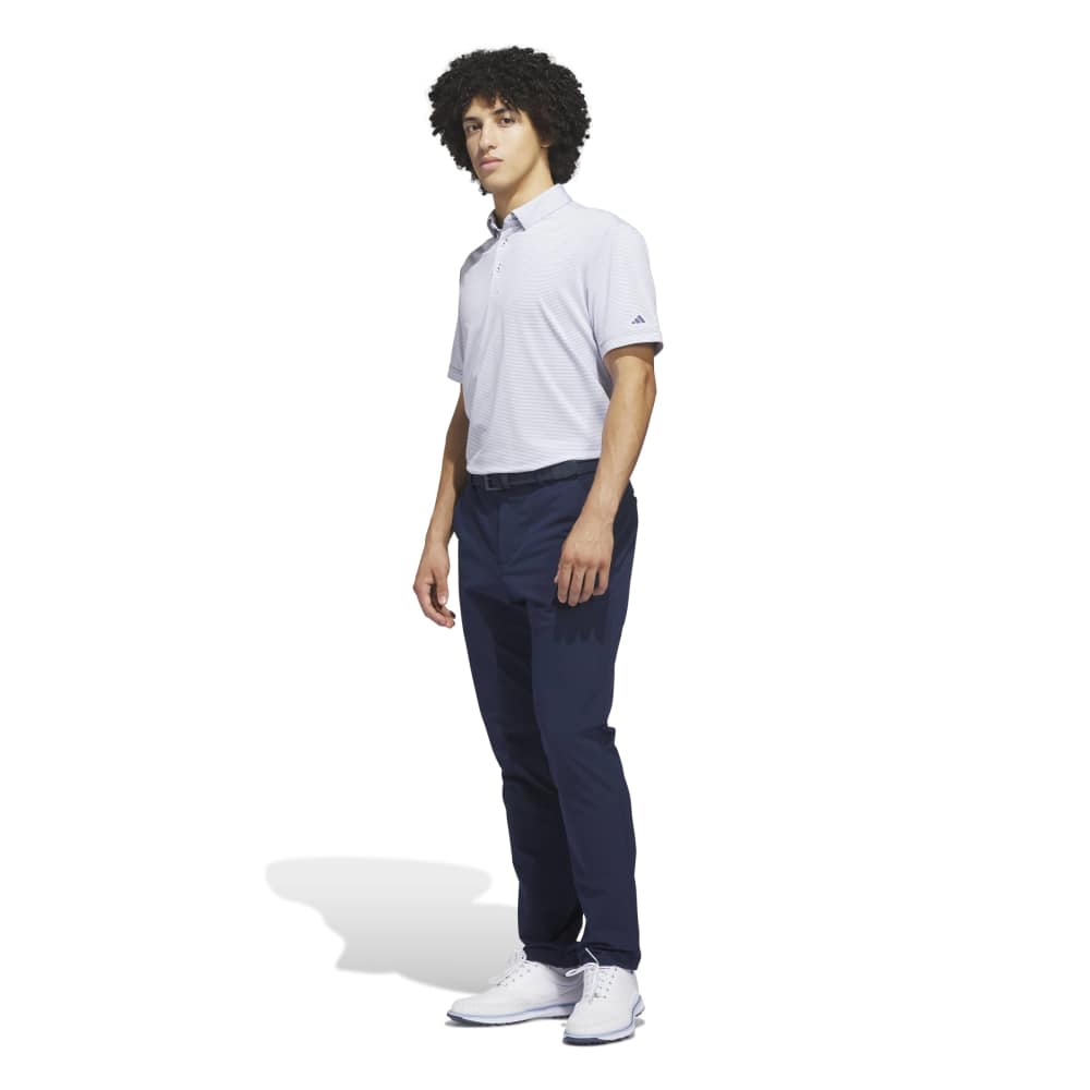 ADIDAS MENS ULTIMATE365+ PENCIL STRIPE CLIMACOOL POLO