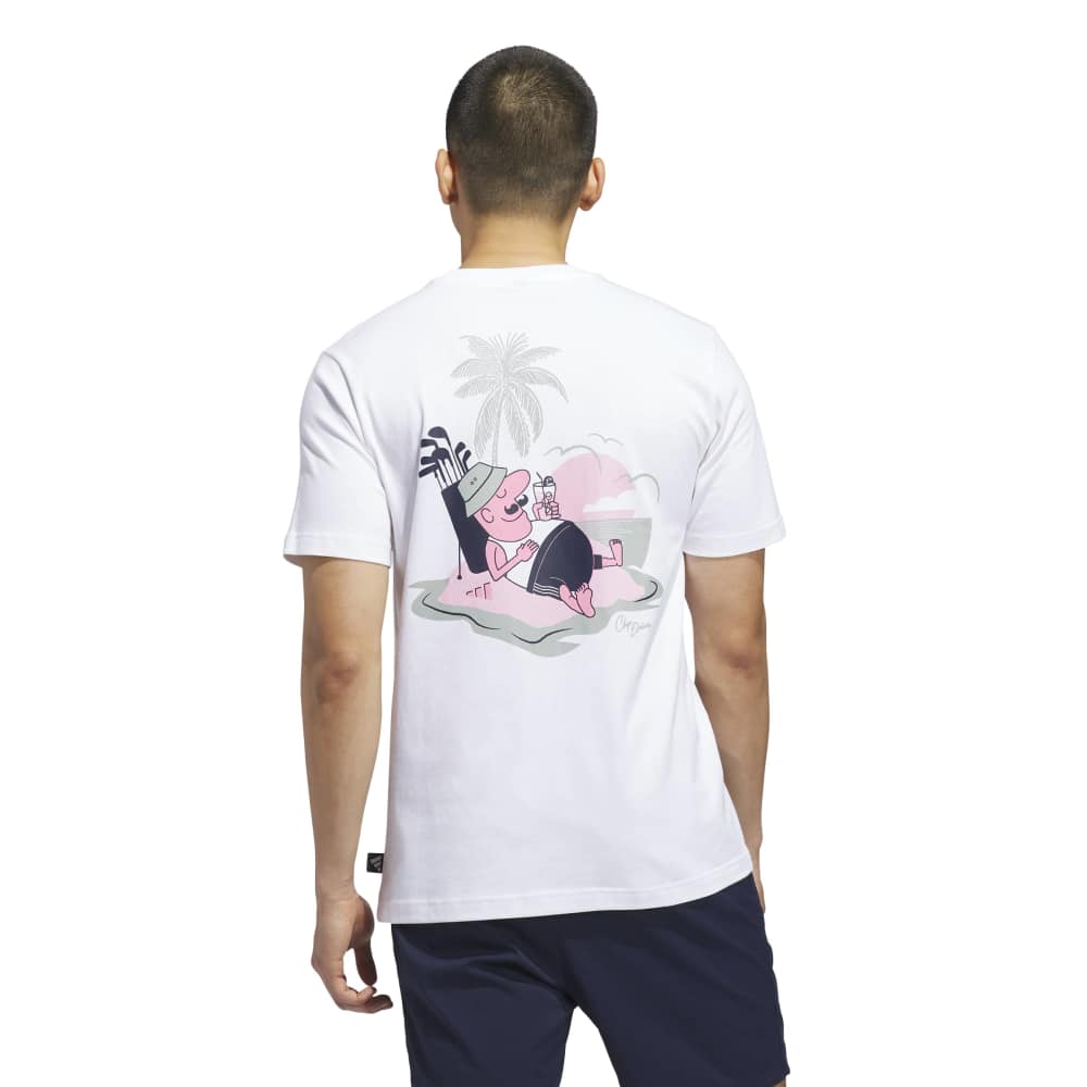Adidas Golf Chip In Paradise Graphic T-Shirt