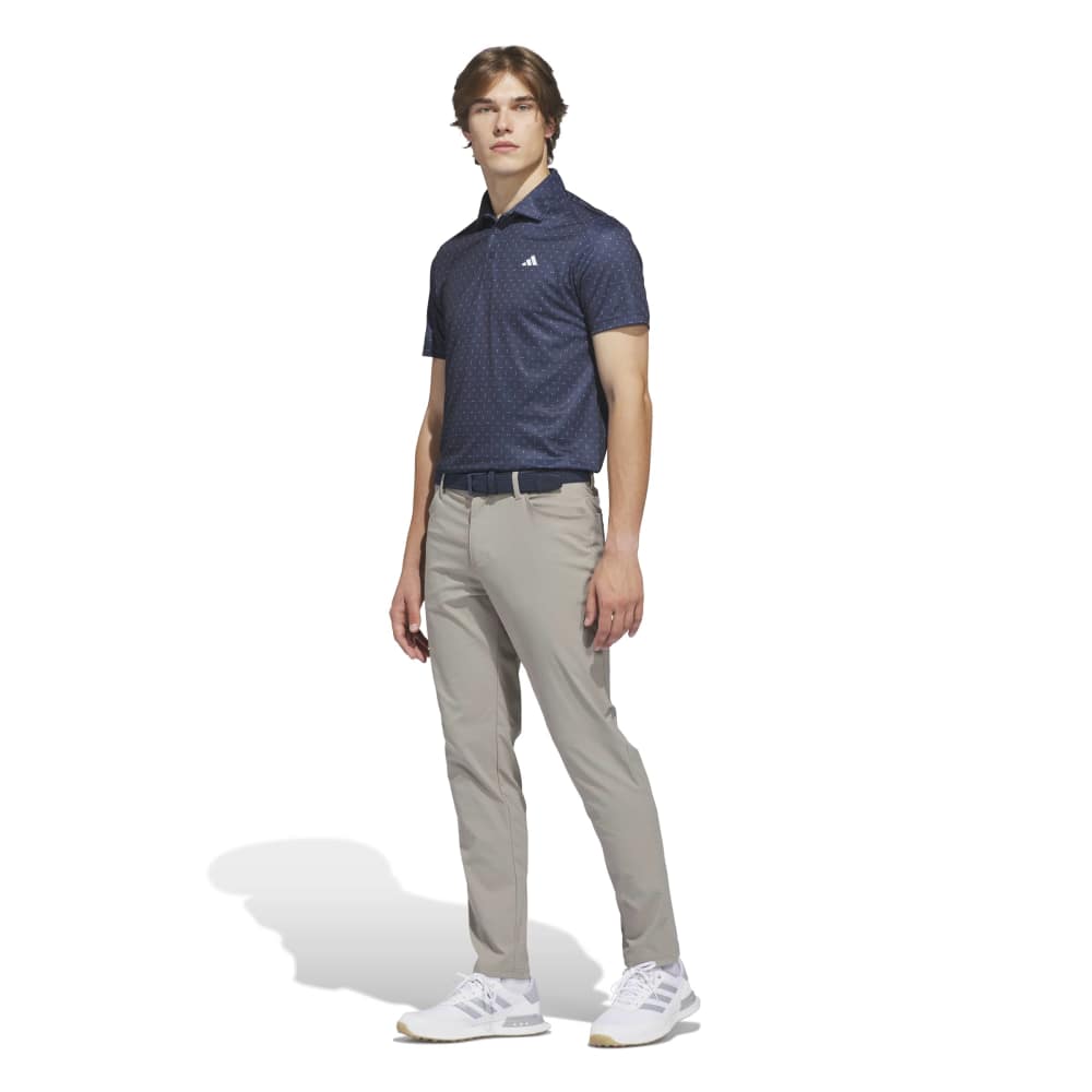 Adidas Performance Textured Print Polo