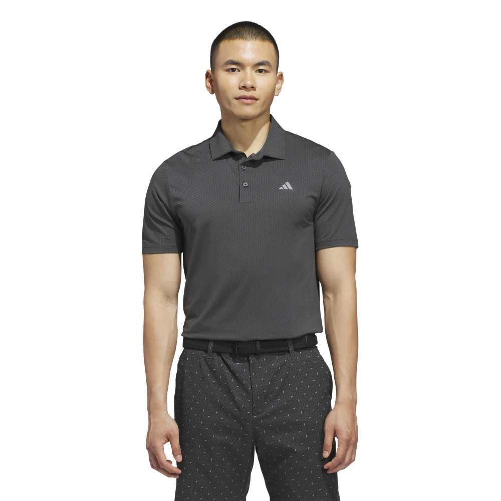 ADIDAS MENS PERFORMANCE TEXTURED POLO